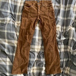 SOLD ON DEPOP-Dolce & Gabbana Brown Corduroy Pants